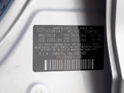 2019 Hyundai Elantra SEL