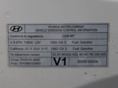 2026 Hyundai Sonata SE