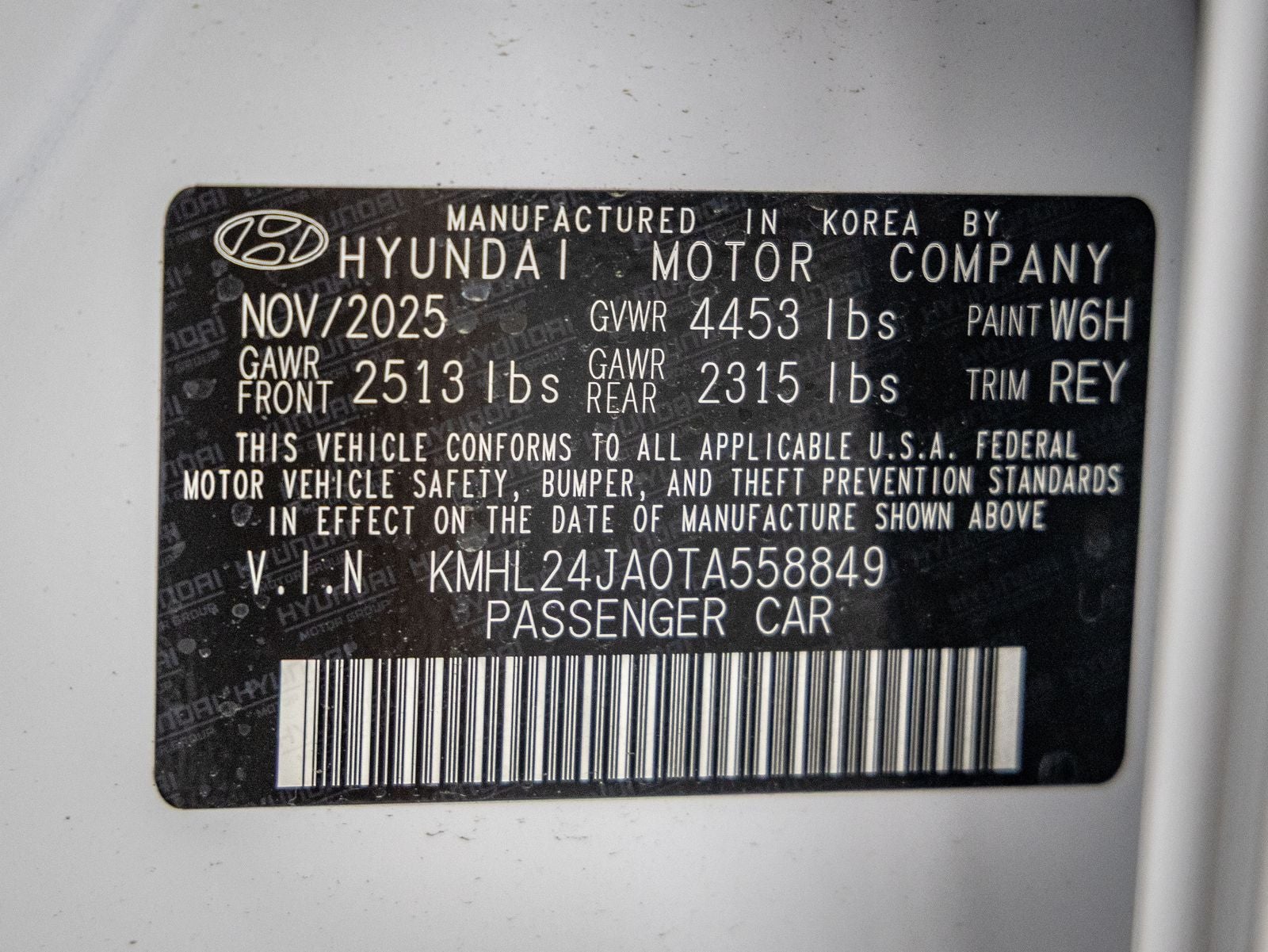 2026 Hyundai Sonata SE