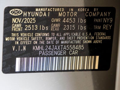 2026 Hyundai Sonata SE