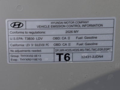 2026 Hyundai Sonata Hybrid Limited