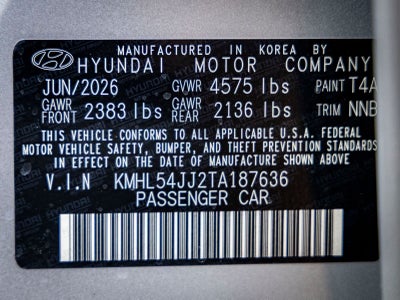 2026 Hyundai Sonata Hybrid Limited