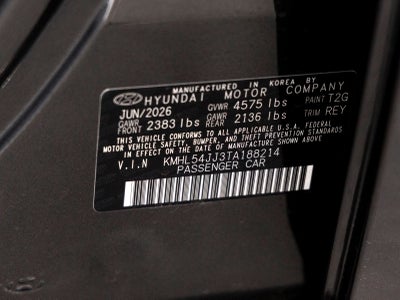 2026 Hyundai Sonata Hybrid Limited