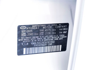 2026 Hyundai Sonata Hybrid Limited