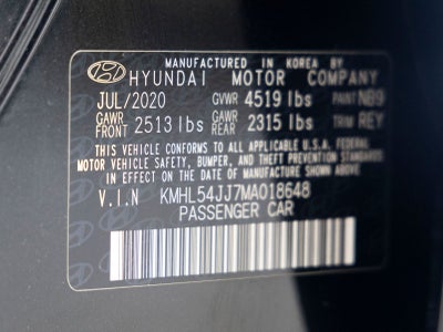 2021 Hyundai Sonata Hybrid Limited