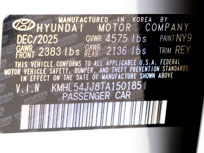 2026 Hyundai Sonata Hybrid Limited