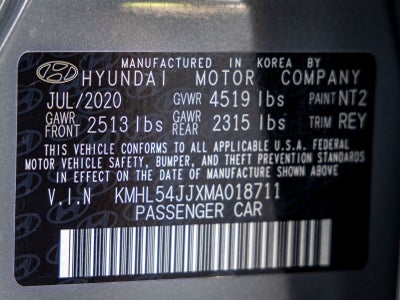 2021 Hyundai Sonata Hybrid Limited