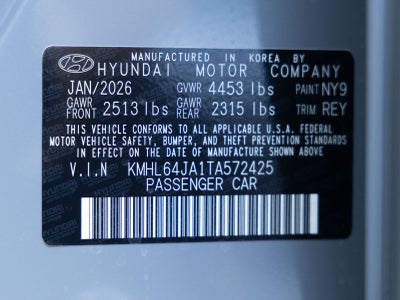 2026 Hyundai Sonata SEL Sport