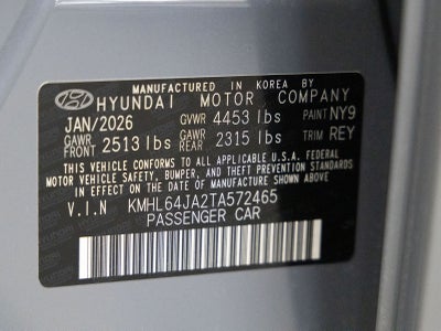 2026 Hyundai Sonata SEL Sport