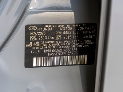 2026 Hyundai Sonata SEL Sport