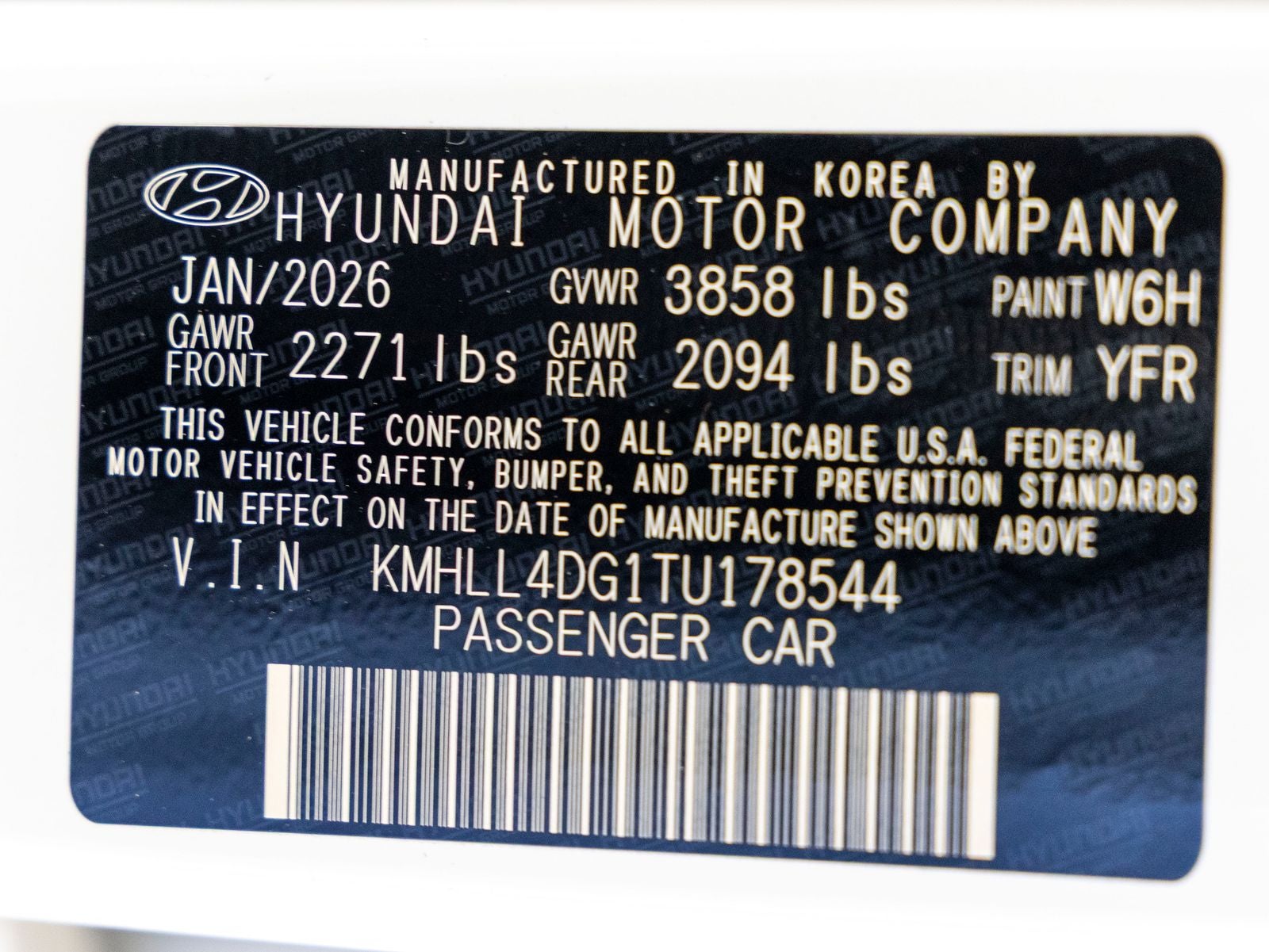 2026 Hyundai Elantra SE