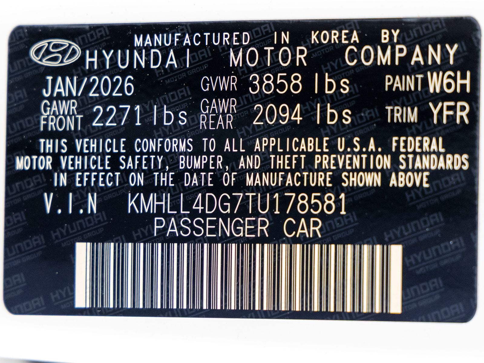 2026 Hyundai Elantra SE