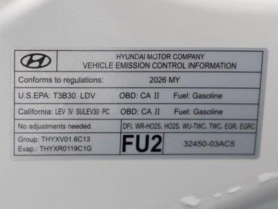 2026 Hyundai Elantra Hybrid Blue