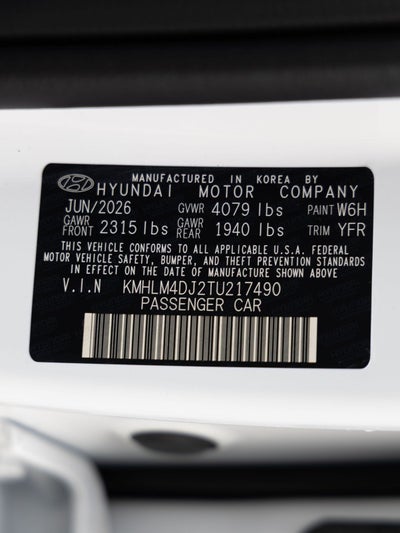 2026 Hyundai Elantra Hybrid Blue