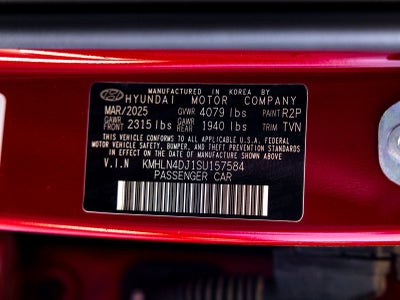 2025 Hyundai Elantra Hybrid Limited