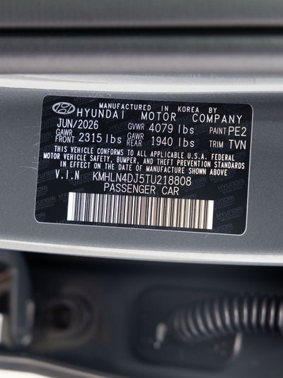 2026 Hyundai Elantra Hybrid Limited