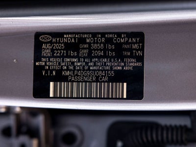 2025 Hyundai Elantra Limited