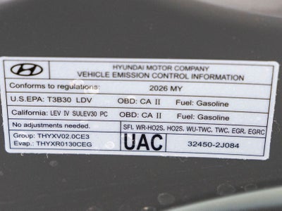 2026 Hyundai Elantra SEL Sport