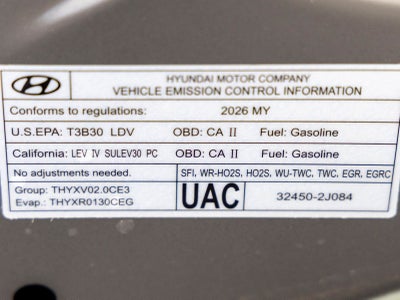 2026 Hyundai Elantra SEL Sport