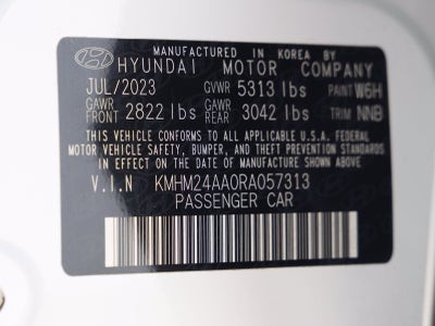 2024 Hyundai IONIQ 6 SE