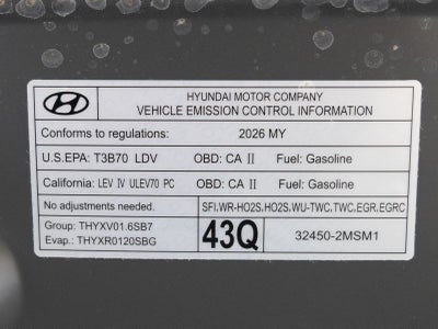 2026 Hyundai Venue SE