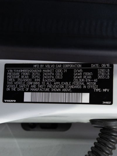 2017 Volvo XC60 T6 Dynamic