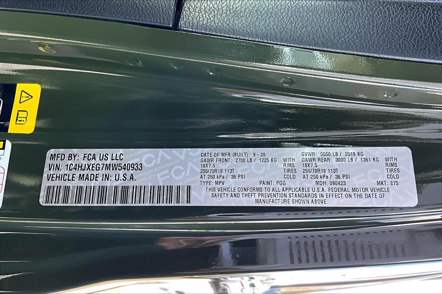 2021 Jeep Wrangler Unlimited Sahara