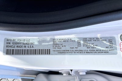 2020 RAM 1500 Big Horn/Lone Star