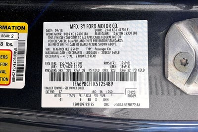 2019 Ford Mustang GT Premium