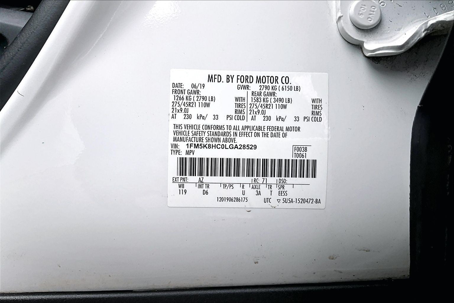 2020 Ford Explorer Platinum