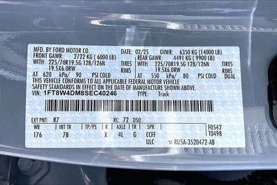 2025 Ford F-450SD Platinum DRW