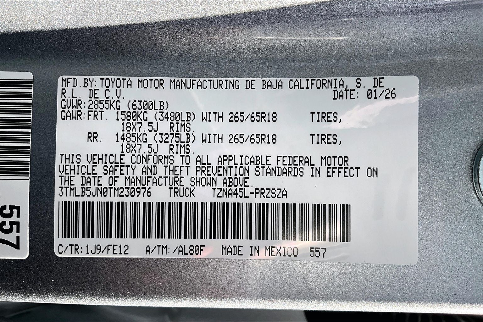 2026 Toyota Tacoma SR5