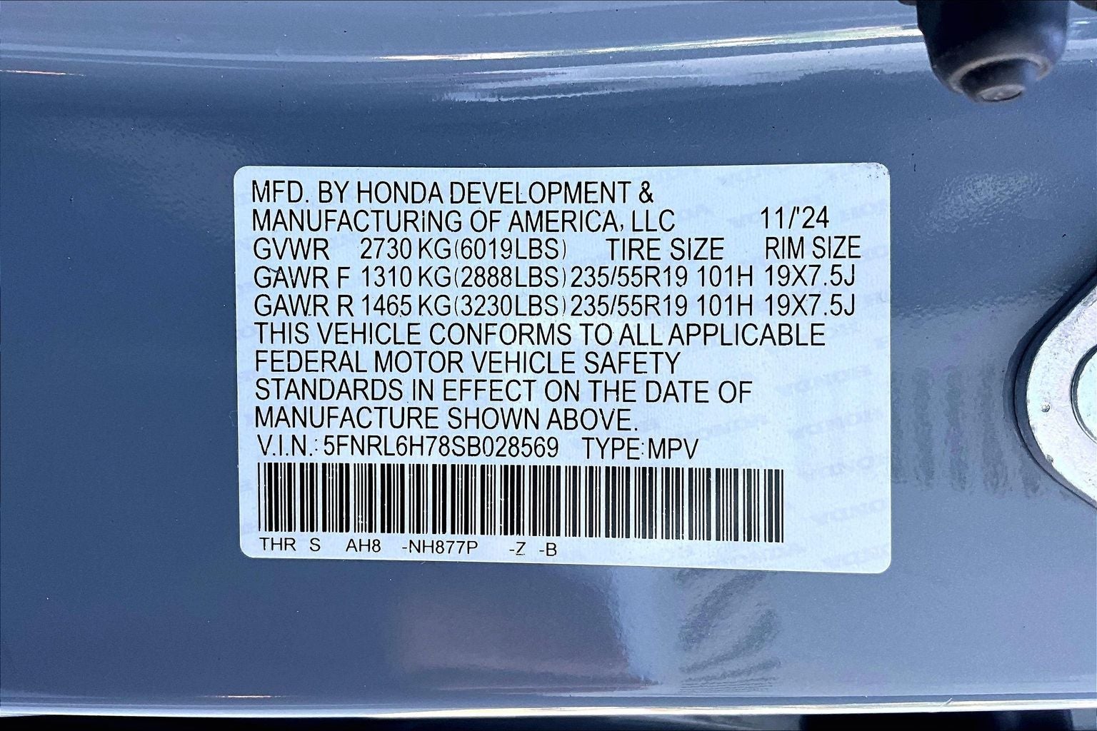 2025 Honda Odyssey Sport-L