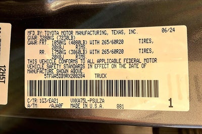 2024 Toyota Tundra Limited