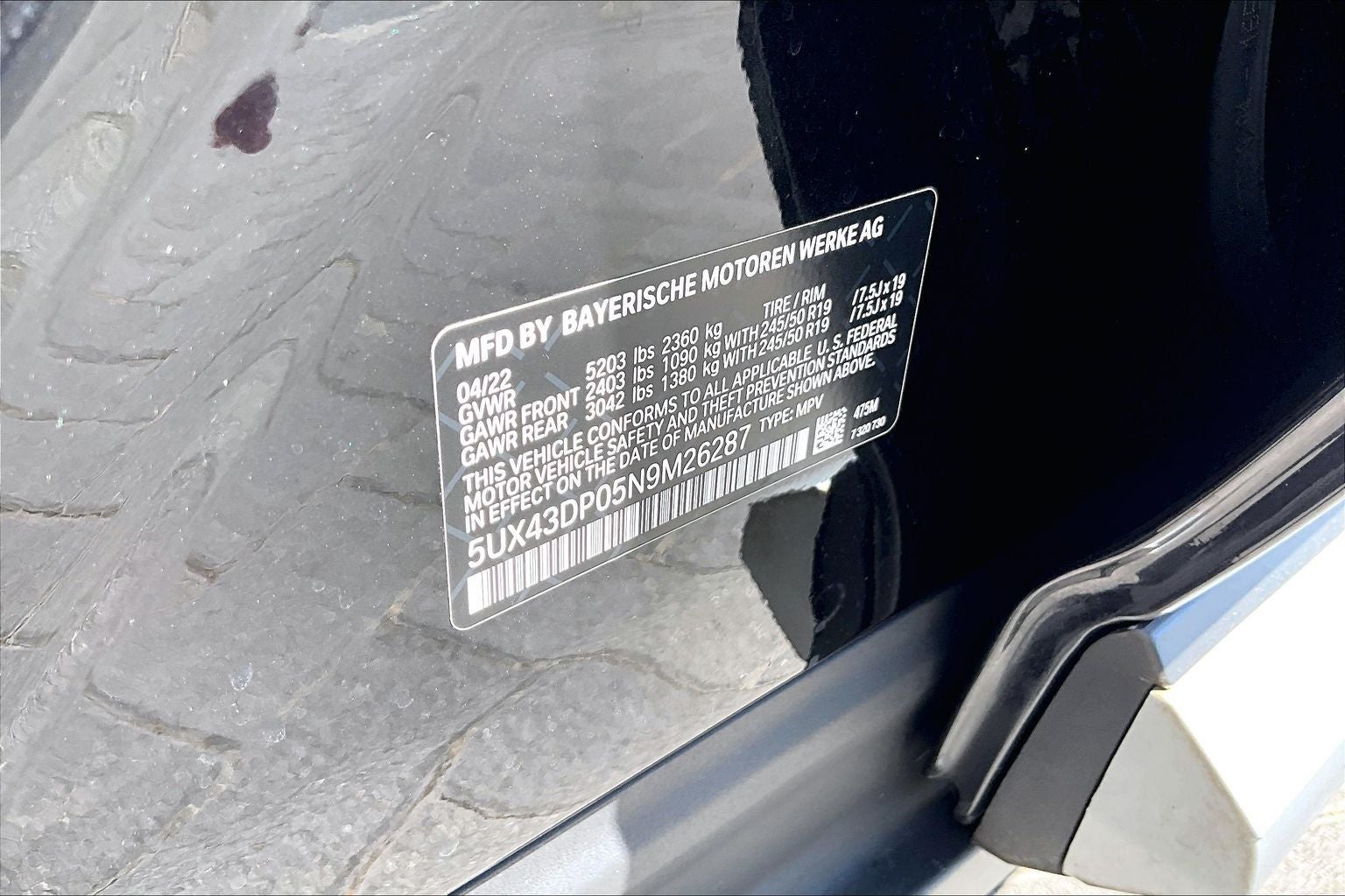 2022 BMW X3 sDrive30i