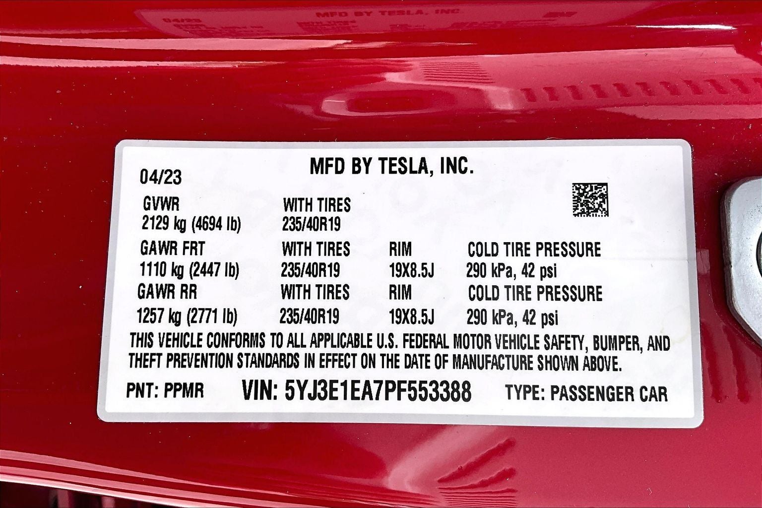 2023 Tesla Model 3 Base