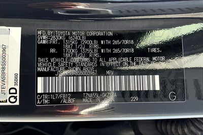 2025 Toyota 4Runner TRD Off-Road