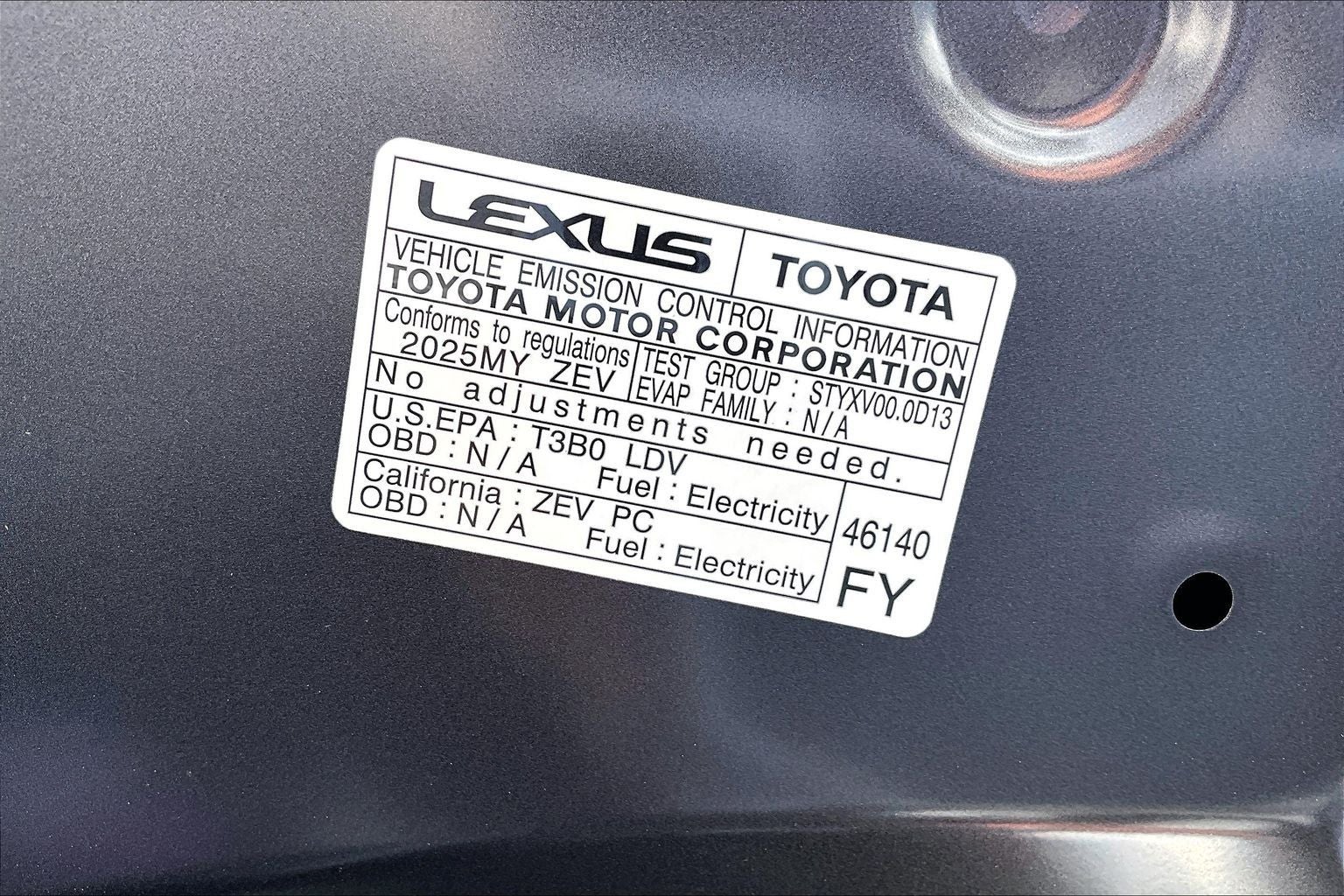 2025 Lexus RZ 300e Luxury