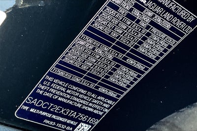 2026 Jaguar F-PACE P250 R-Dynamic S