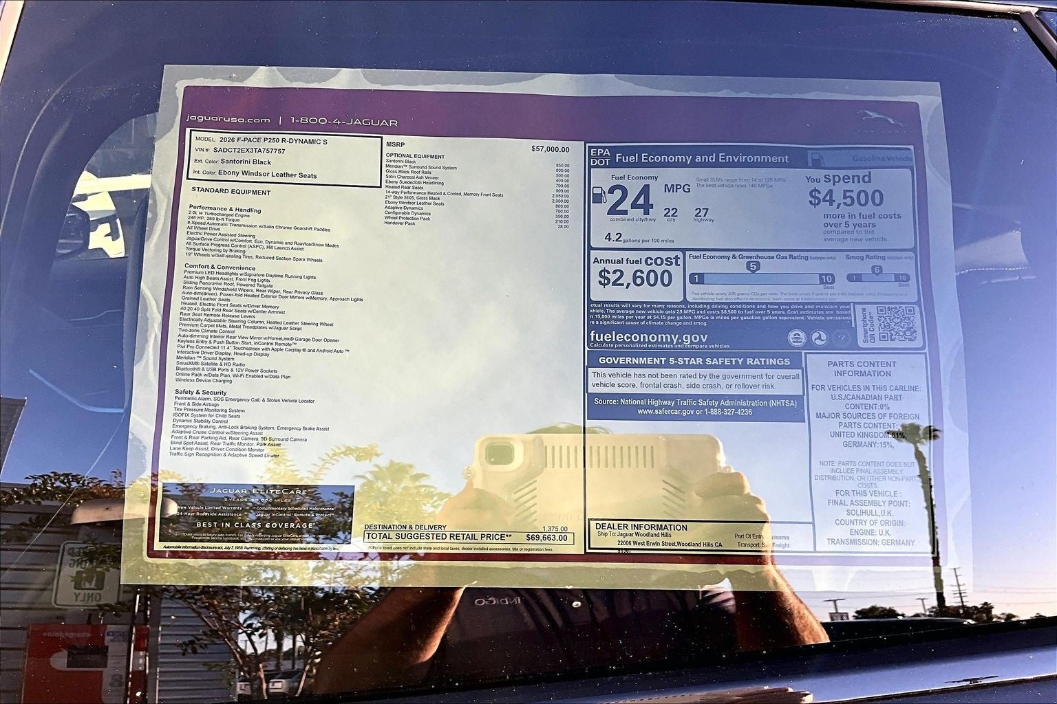 2026 Jaguar F-PACE P250 R-Dynamic S