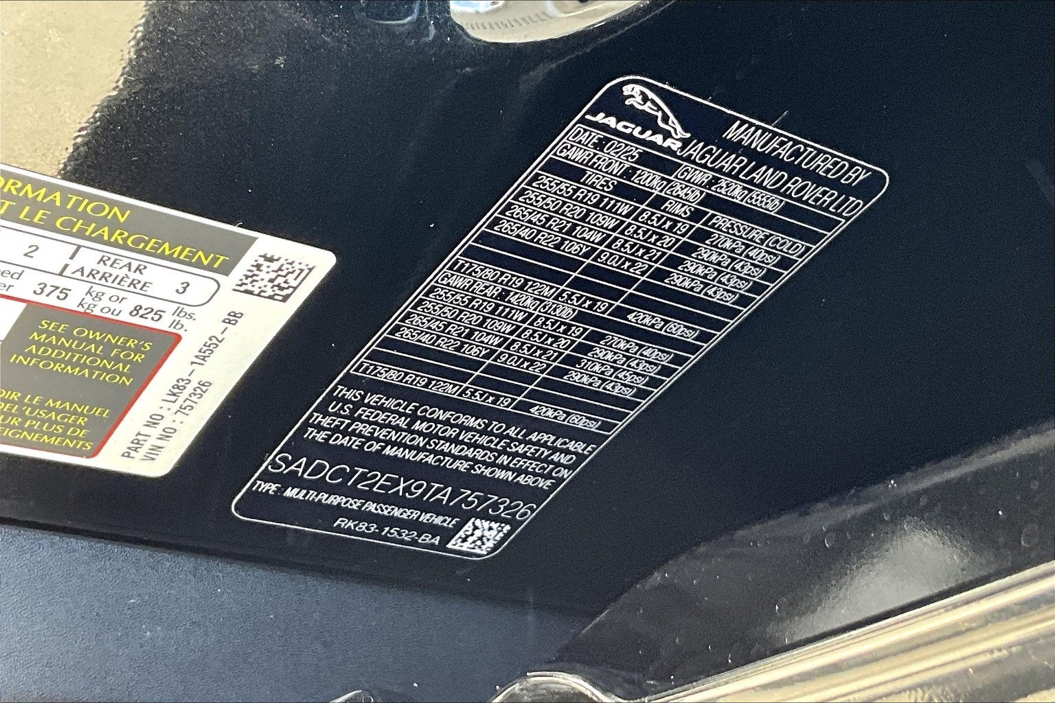 2026 Jaguar F-PACE P250 R-Dynamic S