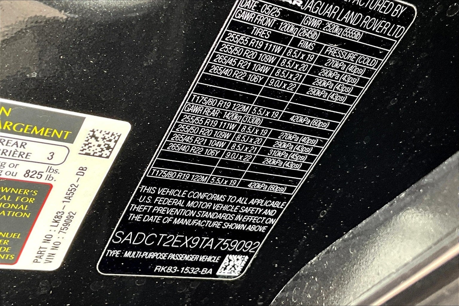 2026 Jaguar F-PACE P250 R-Dynamic S