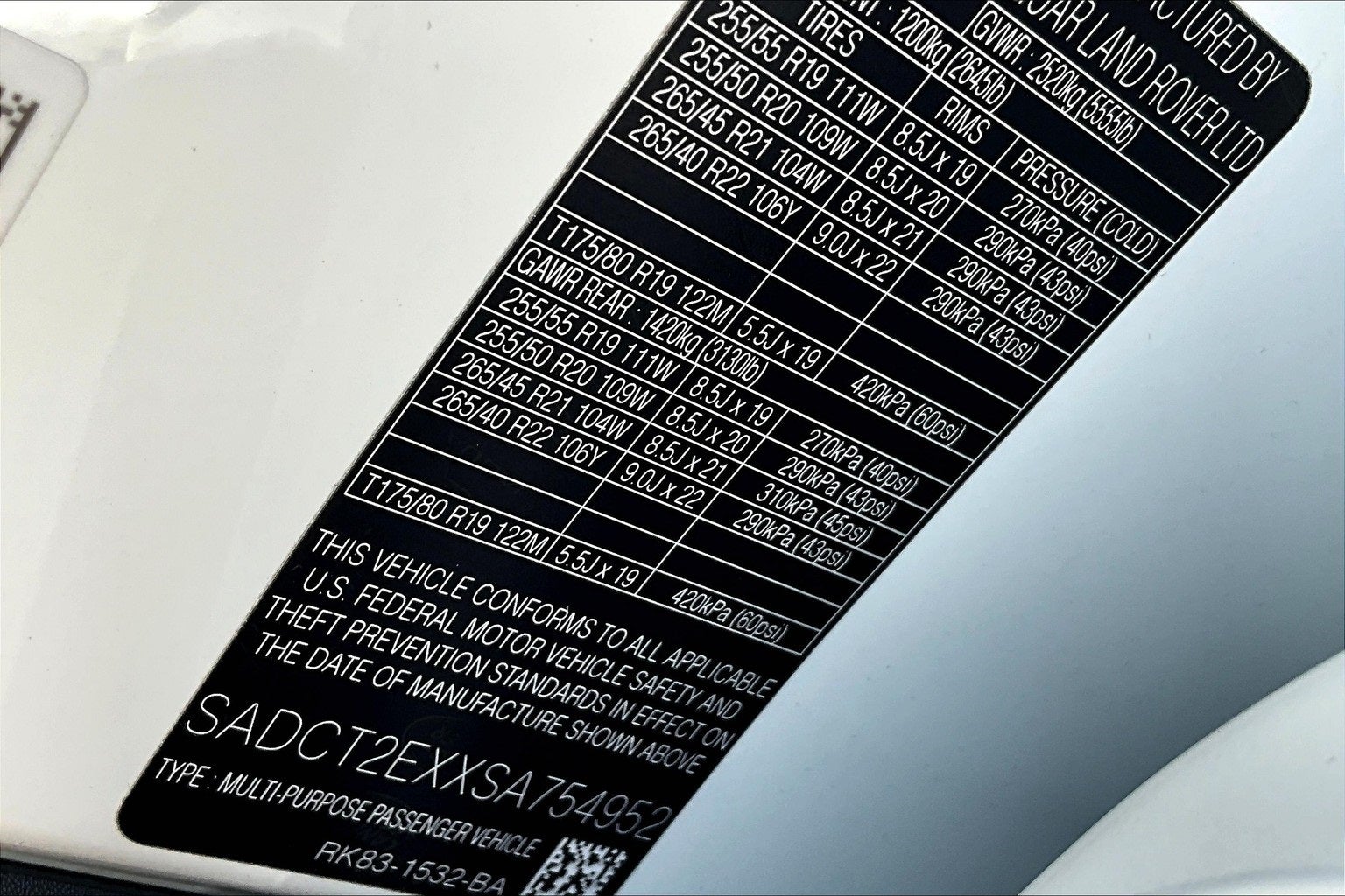 2025 Jaguar F-PACE P250 R-Dynamic S