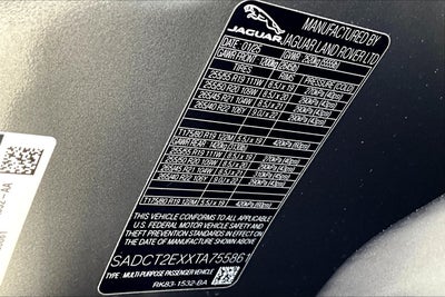 2026 Jaguar F-PACE P250 R-Dynamic S