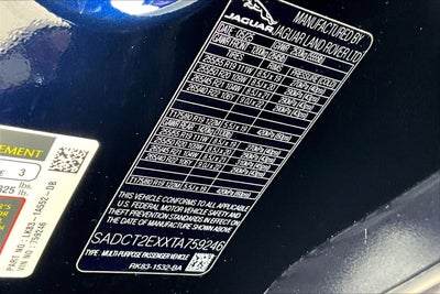 2026 Jaguar F-PACE P250 R-Dynamic S