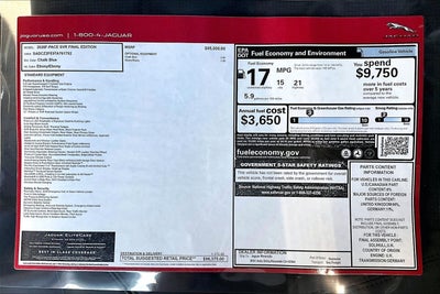 2026 Jaguar F-PACE SVR Final Edition