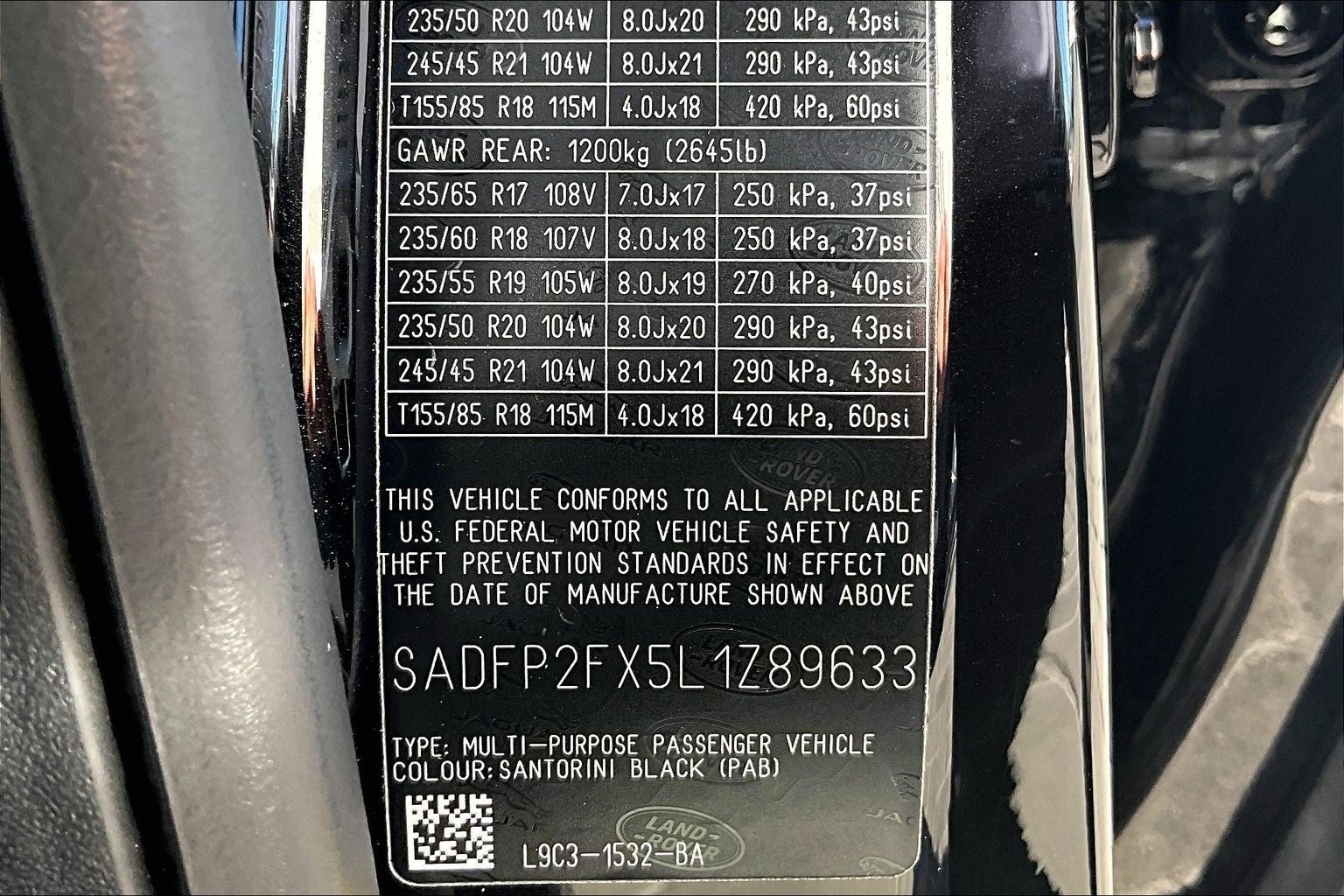 2020 Jaguar E-PACE SE