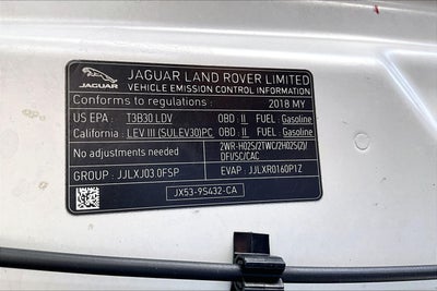 2018 Jaguar XE 35t Portfolio Limited Edition