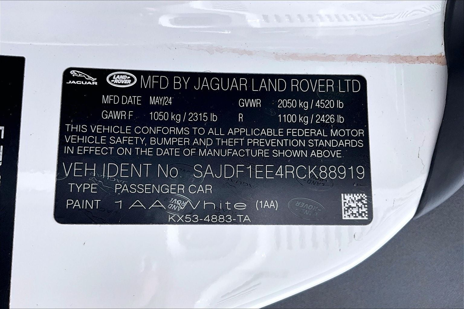 2024 Jaguar F-TYPE P450