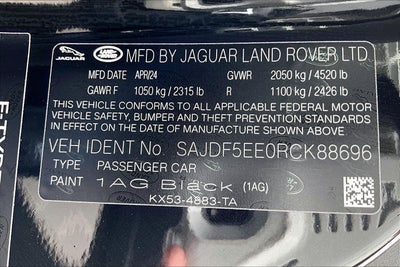 2024 Jaguar F-TYPE P450